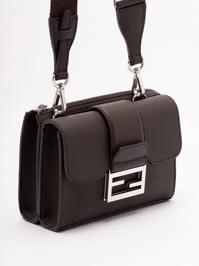 Fendi Men `double Baguette` Bag In Multi