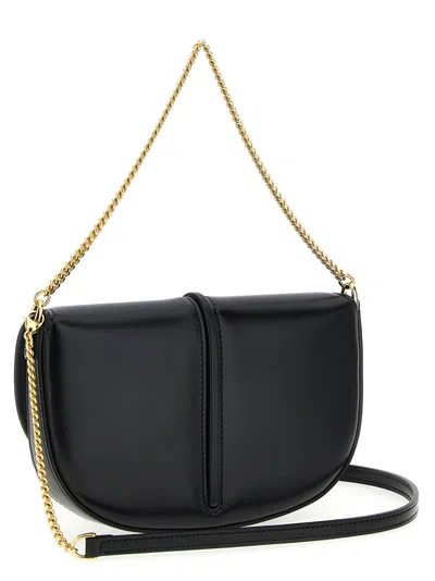 Fendi Chain Wallet Gold-tone Hardware In Black