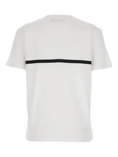 Dolce & Gabbana Embroidered Bow Detail Jersey T-shirt In White