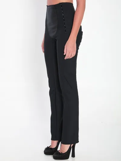 Dolce & Gabbana Leggings In Stretch Satin In Black