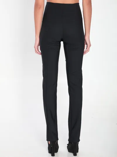 Dolce & Gabbana Leggings In Stretch Satin In Black
