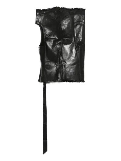 Drkshdw Athena Top Cropped In Black