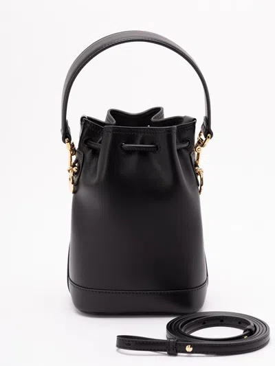 Fendi Mini Mon Tresor Leather Bucket Bag In Multi