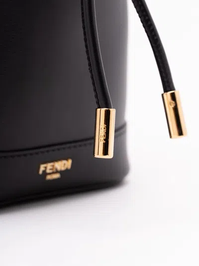 Fendi Mini Mon Tresor Leather Bucket Bag In Multi