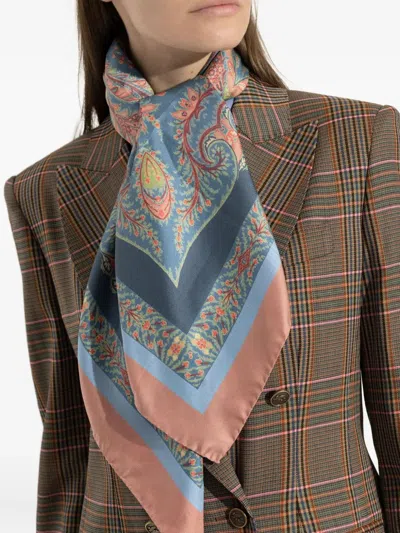 Etro Scarf With Paisley Pattern In Multi