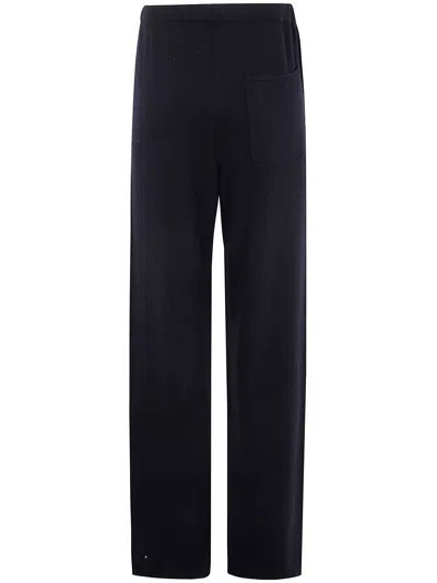 Extreme Cashmere Elasticated-waist Cashmere Trousers In Black