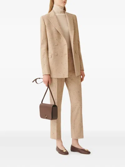 Fabiana Filippi Sequin-adorned Turtleneck Sweater In Neutral