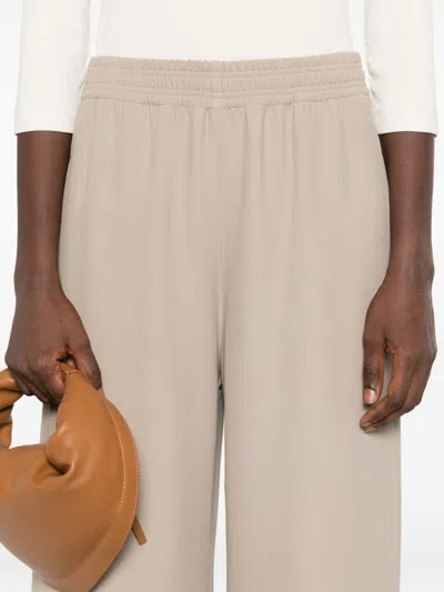 Fabiana Filippi Beige Wide-leg Trousers In Neutral