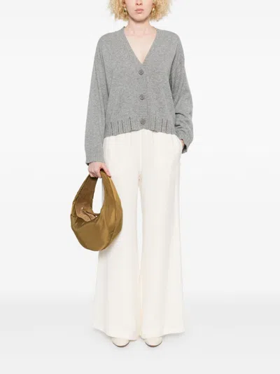Fabiana Filippi Wide Leg Trousers In White