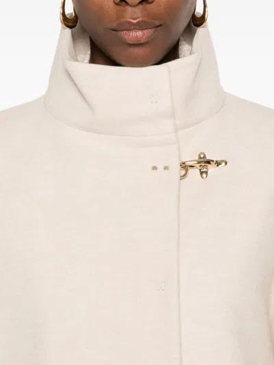 Fay Beige Toggle-fastening Jacket