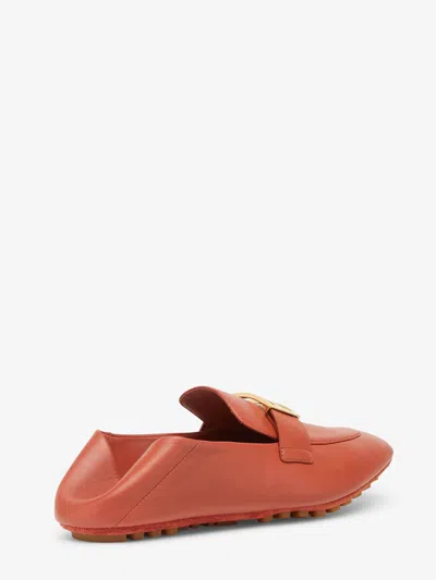 Fendi Baguette Loafers In Brown