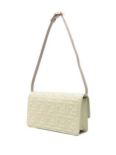 Fendi Wallet On Chain Baguette In Gold