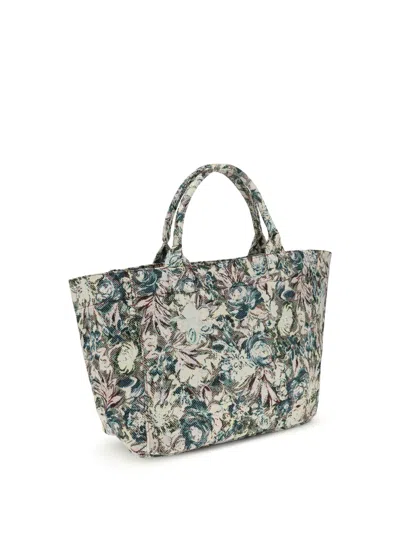 Ganni Xxl Tapestry Reversible Shopper Bag In Multi