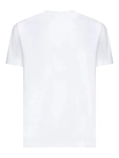 Givenchy Men White Jersey Crewneck T-shirt With Signature In White