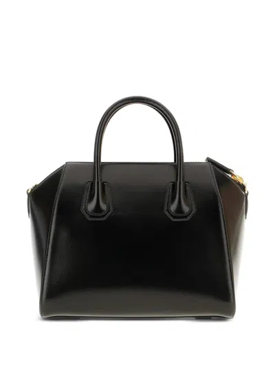 Givenchy Calfskin Tote Bag With Top Handle Called Antigona In Black