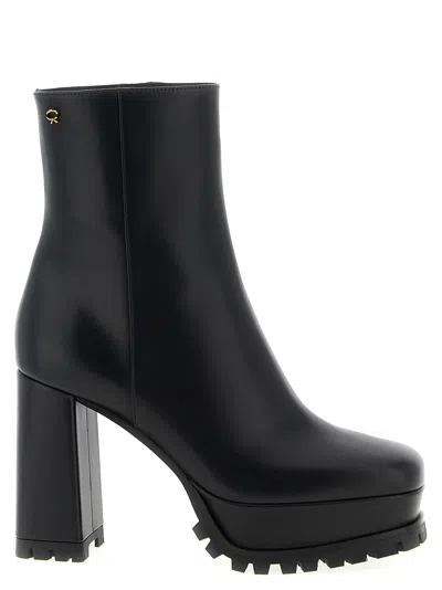 Gianvito Rossi Harlem Ankle Boots In Black