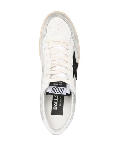 Golden Goose Ball Star Sneakers With Vintage Effect In Multi
