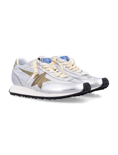 Golden Goose Running Marathon Woman's Sneakers In Silver