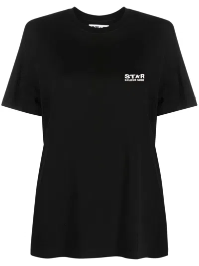 Golden Goose Deluxe Brand Women Regular Cotton T-shirt In Black