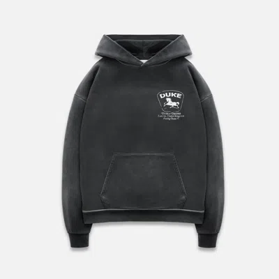 Duke & Dexter Men's Dr3 Sponsors Washed Grey Hoodie In Gray