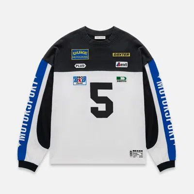 Duke & Dexter Men's Dr3 Motorsport Sweatshirt In White