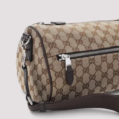 Gucci Adjustable Strap Messenger Bag With Front Pocket In Brown