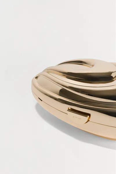 Simkhai Women's Inez Metal Clutch In Gold In Gold
