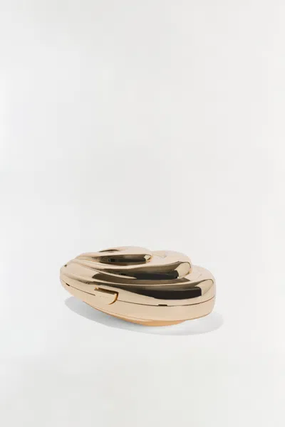 Simkhai Women's Inez Metal Clutch In Gold In Gold