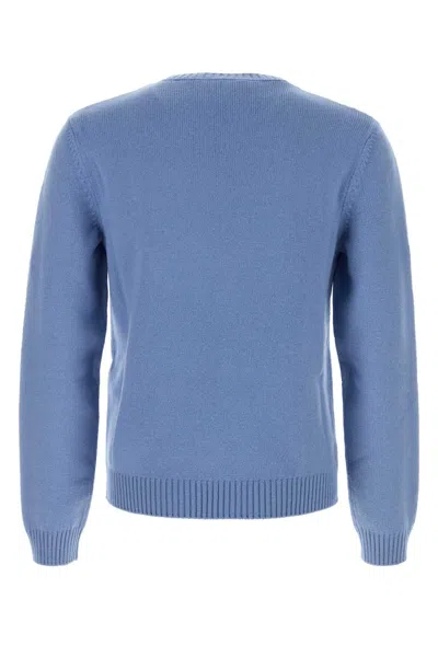 Gucci Light-blue Wool Sweater In Blue