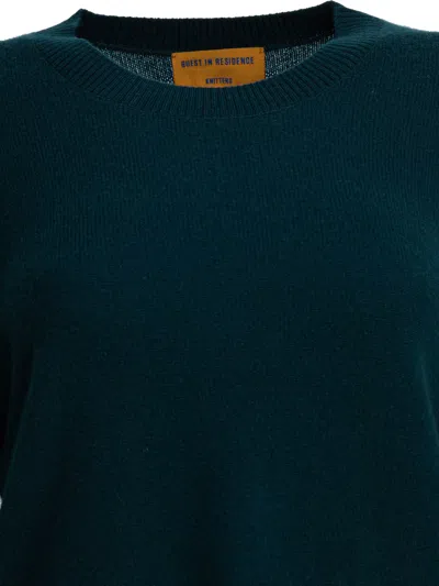 Guest In Residence Green Cashmere Knitwear In Green