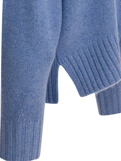 Guest In Residence Light Blue Cashmere Knitwear In Blue