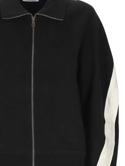 Givenchy Mens Black Open Seam Contrast Zip-through Cotton-jersey Track Jacket In Multi
