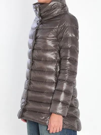 Herno Amelia Light Puffer Jacket In Gray