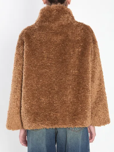 Herno Chaqueta Corta Pelo Camel