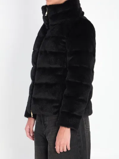 Herno Black Polyester Jacket In Black
