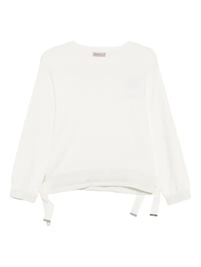 Herno Natural Sweater In White