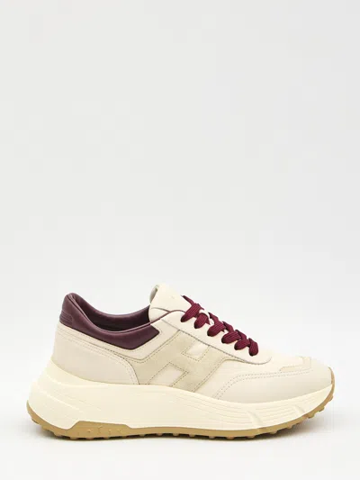Hogan Hi-fi Lace-up Sneakers In Neutral