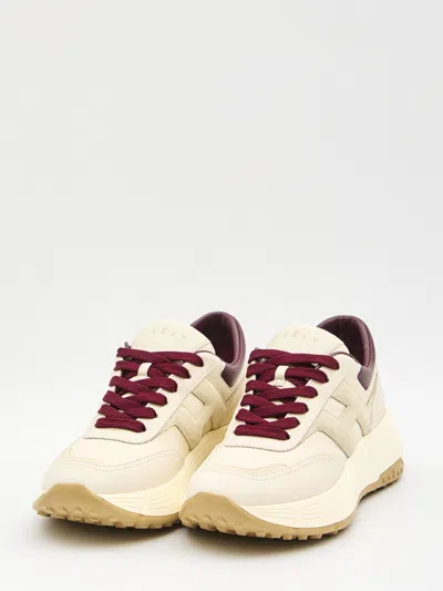 Hogan Hi-fi Lace-up Sneakers In Neutral