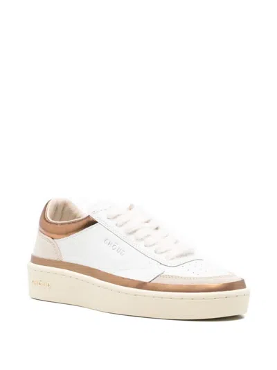Ghoud Panelled Sneakers In White