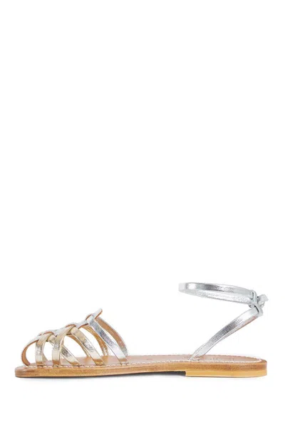 Kjacques K.jacques Sandals & Slides In Silver