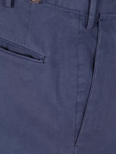Incotex "chino Slim Fit" Trousers In Blue