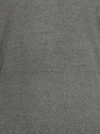 Cruciani V-neck Long-sleeve Sweater In Gray