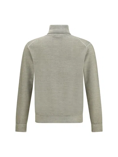 Cruciani Ribbed Turtleneck Sweater In Multi