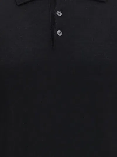 Cruna Man Sweater Charcoal Size 44 Virgin Wool In Black