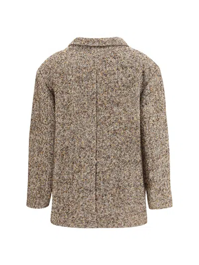 True Royal Vittoria Jacket In Tweed In Brown