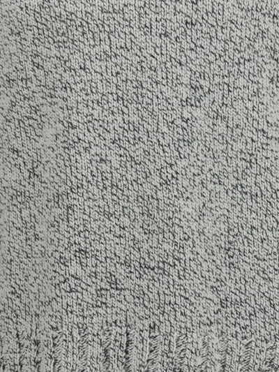 Zegna Cashmere And Wool Turtleneck Sweater In Gray