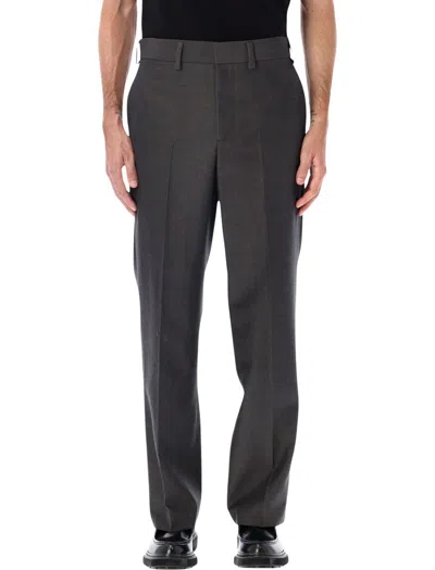 Berner Kuhl Classic Grey Trousers With Permanent Central Crease In Gray