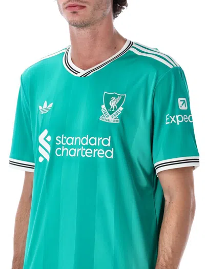 Adidas Originals Men's Liverpool Fc 25-26 Third Soccer Jersey In Green