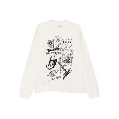 Honor The Gift Graphic-print Sweatshirt In White