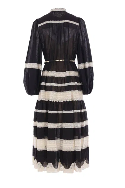 Zimmermann Rhiannon Billow Maxi Dress In Multi